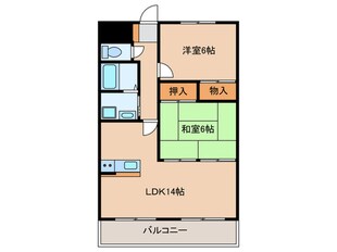 グレース高比良N棟の物件間取画像